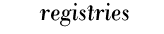 registries